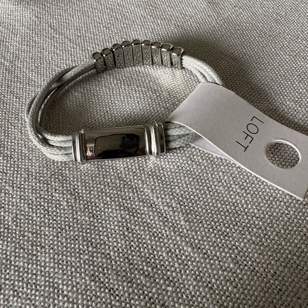 LOFT Women's Silver and Gray Bracelet - Picture 2 of 3
